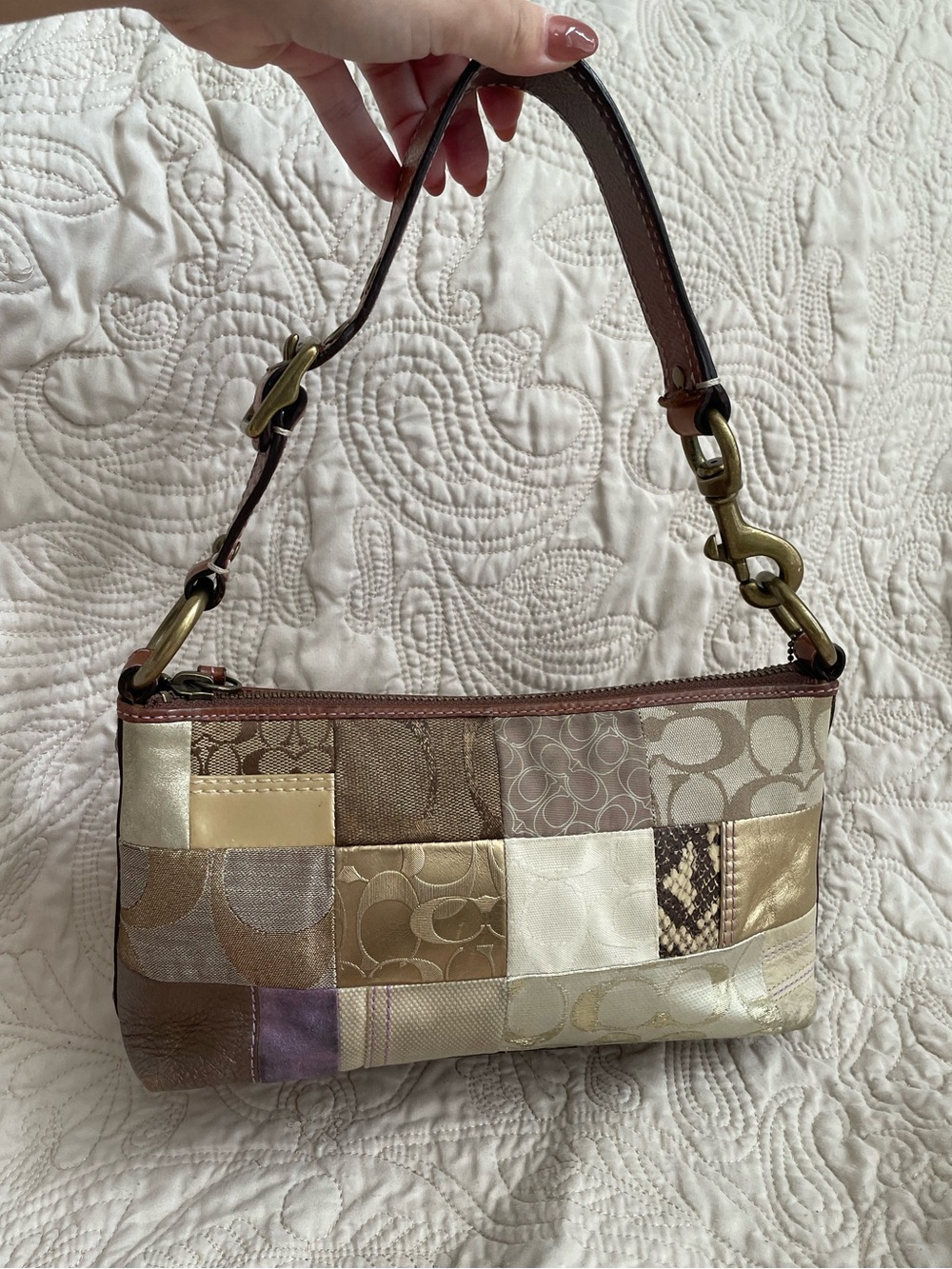 Coach Y2k Patchwork Shoulder Bag- 10000